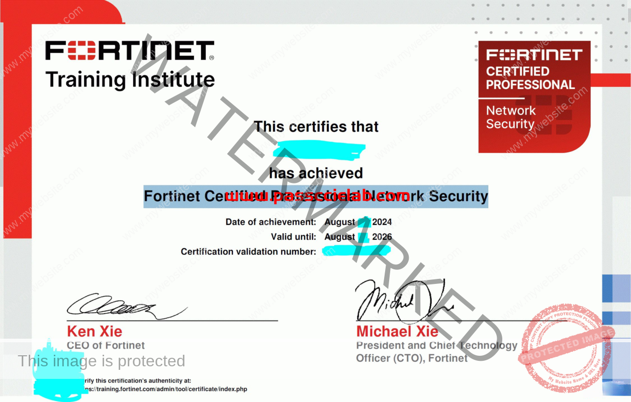 Fortinet Certified Professional Network Security