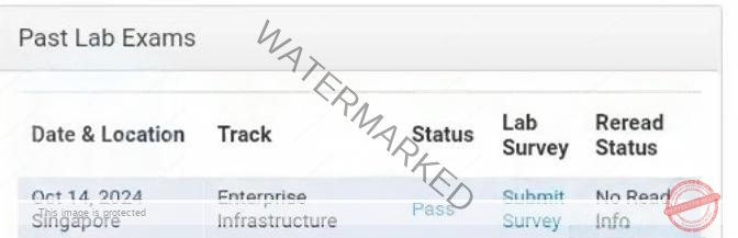 Passed CCIE EI lab in Singapore on October 14