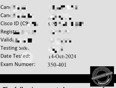 October 14, Beijing PASS CCIE350-401