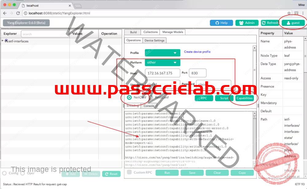 Configure NETCONF/YANG for Cisco IOS XE 16.X Platforms